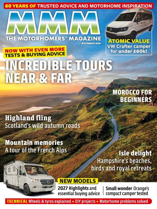 Cover image for MMM - The Motorhomers' Magazine